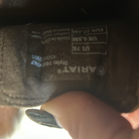 Ariat Turquoise Cow Skull Leather Cruiser - Picture 5 of 7